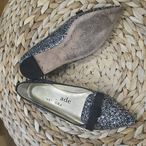 Kate Spade New York Womens Poppy Slip On Fashion Loafers Black 9 Medium - Picture 3 of 3